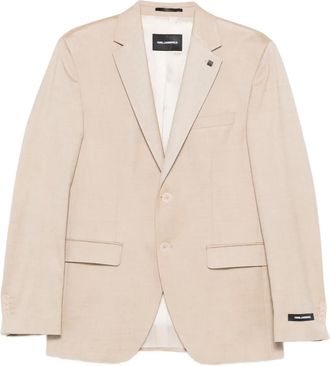 Karl Lagerfeld Blazer con revers a lancia - Toni neutri