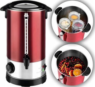 Kalorik Caldera Pasteurizadora Autom&aacute;tica 2 En 1 Para Vino Y Cerveza De 6,8 L Y 950 W