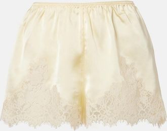 D&ocirc;en D&ocirc;en Shorts Iona in seta con pizzo