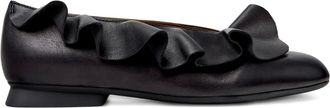 Camper Casi Myra ruffled ballerinas - women - Thermoplastic Polyurethane (TPU)/Calf Leather/Recycled TPU/Calf Leather/Pig Leather/Recycled Polyes