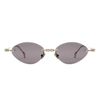 Kuboraum Sunglasses, female, Yellow, Size: ONE SIZE Mask H65 LG