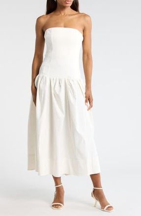 A.L.C. June Midi Dress in White at Nordstrom Rack, Size 6