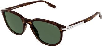 Montblanc MB0276S 002 Havana/Green