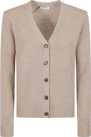 Max Mara C&aacute;rdigan de punto - Knitwear - Mujer - Beige - XL