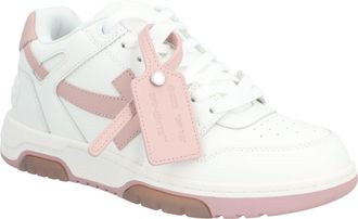 Off-white Womens Out Of Office Low-Top Sneaker White Pink Calfskin - Size EU 40