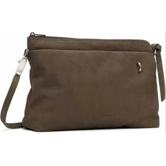 Rick Owens Dames, Tassen, Groen, Maat: ONE Size Suède