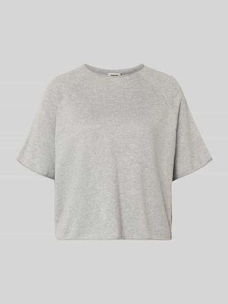 Drykorn Drykorn Strickshirt aus Baumwoll-Kaschmir-Mix Modell MOENY in Hellgrau Melange, Gr&ouml;&szlig;e XL