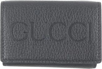 Gucci Tweedehands leren portemonnees - Heren - Vintage Accessoires - Zwart - ONE Size - Leer - Vintage