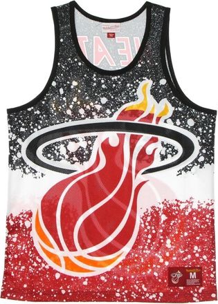 Mitchell & Ness Sportswear, male, Multicolor, Size: XL Miami Heat Basketball Tank Top
