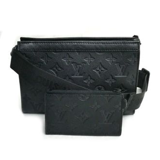 Louis Vuitton Black Monogram Shadow Pouch Shoulder Bag (Pre-Owned)