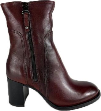 Mjus Schoenen Boot - Dames - Laarzen met Hak - Rood - 41 EU - Schoenen