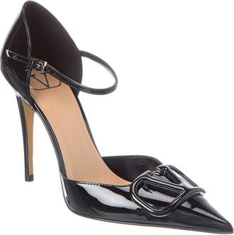 Valentino Signature Patent Leather Pump