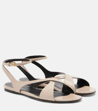 Khaite Liria leather sandals