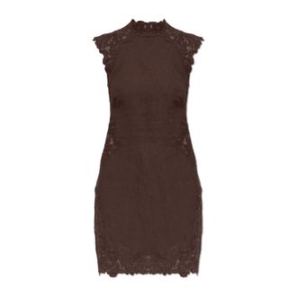 Cult Gaia Dames, Jurken, Bruin, Maat: XS Linnen