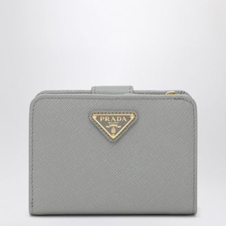 Prada Small light grey Saffiano wallet
