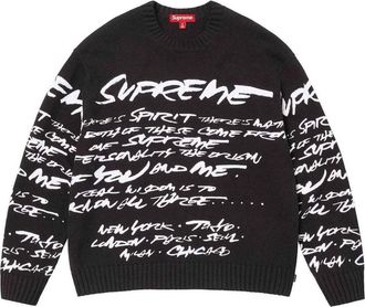 SUPREME Future Sweater Black White SUP-SS24-011