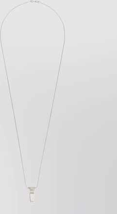 Rick Owens mini crystal trunk pendant necklace