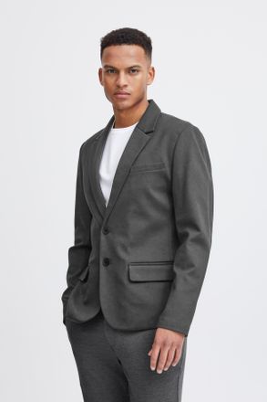 Blend Sakko BLEND Blazer, Herren, Gr. 44, grau, Web, Obermaterial: 64% Viskose, 31% Polyester, 5% Elasthan, unifarben, regular fit, Sakkos Sakko