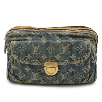 Louis Vuitton Monogram Denim Blue Monogram Denim Fanny Pack (Pre-Owned)