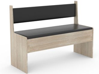 ebuy24 Ebuy24 - Banco De Esquina De Madera Vcm Con Pecho Esal Ancho 110 Cm (roble Sonoma)