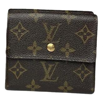 Louis Vuitton Pre-owned Wallets, female, Brown, Size: ONE SIZE Pre-owned Leather Wallet