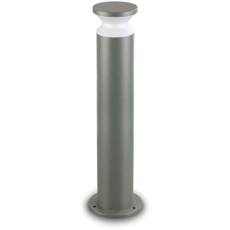 Ideal Lux Ideal Lux - Piantana Da Terra Moderna Torre Alluminio Grigio 1 Luce E27 15W Ip44