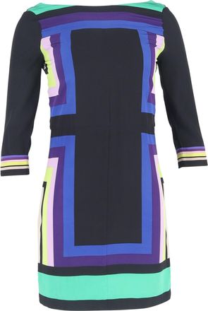 Diane Von F&uuml;rstenberg Printed Dress in Multicolor Silk