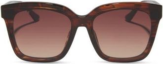 DIFF Eyewear Meredith II 59mm Square Sunglasses in Sequoia Tortoise /Brown at Nordstrom