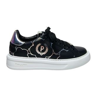 Pollini Sneakers, female, Black, Size: 10 US Sneaker Nappa