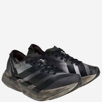 adidas Mens Sneakers Adios Pro 4 Black-Off White-Grey Five Textile Trainers Black/off White/grey
