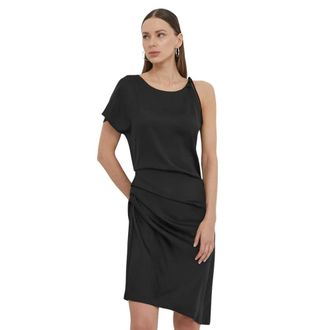 2nd Day 2Ndday - 2ND Calee - Satin Daze - Dames - Jurken - Zwart - Maat: S Satijn