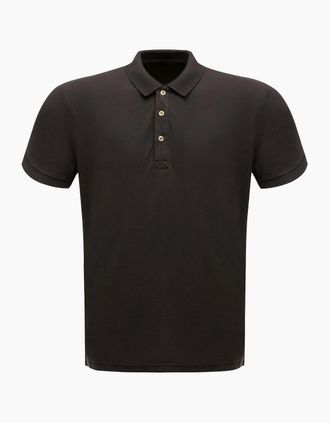 Regatta Mens Regatta Professional Mens Classic 65/35 Short Sleeve Polo Shirt - Black - Size: 48
