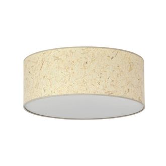 Wonderlamp Plaf&oacute;n de techo estilo r&uacute;stico de metal en acabado corcho &oslash;50