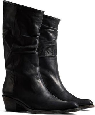 Khaite Clive Western Boot in 200 Black at Nordstrom, Size 7.5Us