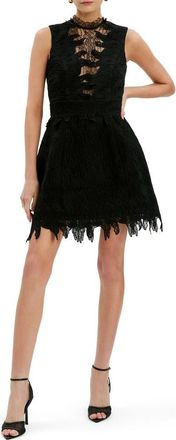 Bardot Silas Hourglass Minidress in Black at Nordstrom, Size 8
