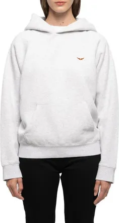 Zadig&Voltaire Georgy Hoodie in Gris Chine Clair at Nordstrom, Size X-Small