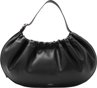 A.P.C. Ninon Hoop Bag - female - A.P.C. - Shoulder Bags - Black - ONE SIZE - Bags