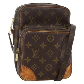 Louis Vuitton Pre-owned Monogram Canvas Schoudertas - Dames - Pre-owned - Bruin - Maat: ONE Size Leer