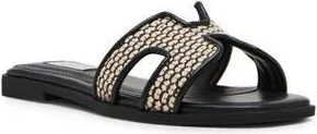 Steven New York Harlien Slide Sandal in Black at Nordstrom Rack, Size 6.5