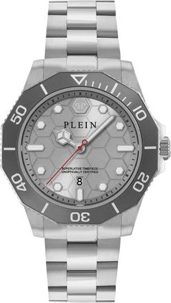 Philipp Plein Horloges - Heren - Horloges - Grijs - ONE Size - Accessoires