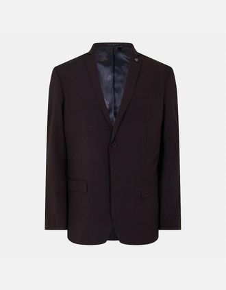 Ted Baker Mens Burgundy Blazer - Red - Size: 52 62