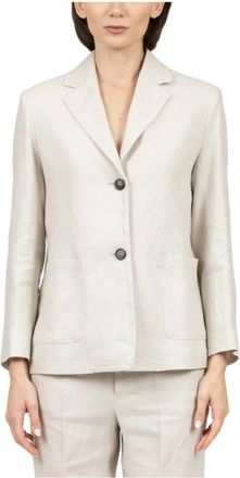 Max Mara Blazers - Dames - Blazers - Beige - 2XL - Jassen