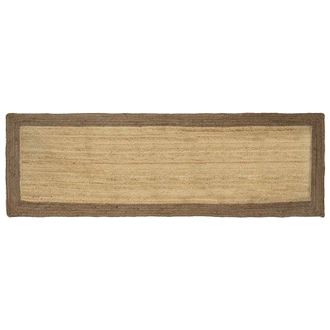 vidaXL Alfombras De &Aacute;rea Gris 80 X 200 Cm Yute Vidaxl