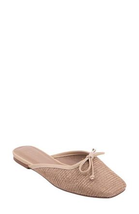 Shushop Andrea Slide Flat in Natural Woven at Nordstrom, Size 6.5