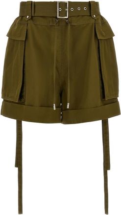 Alexander McQueen Alexander McQueen, Short Shorts, female, Green, Size: XS Short Shorts