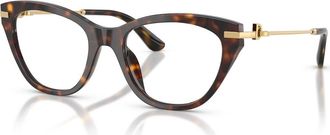 Dolce & Gabbana 51mm Butterfly optical glasses in Tortoise at Nordstrom