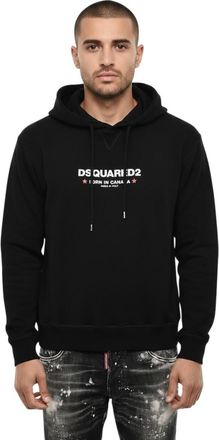 Dsquared2 Black Regular Logo Hoodie