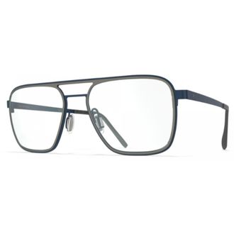 Blackfin Bf868 Ventura Rectangular Titanium Beta Sunglasses with Double Bridge Design