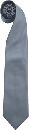 Premier Heren Kleuren Gewone mode / Business Tie (Pakket van 2) (Grijs)