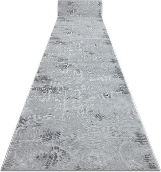 RugsX Rugsx - Alfombra De Pasillo Structural Mefe 8725 Dos Niveles De Vell&oacute;n Gris 100 Cm Grey 100x1350 Cm